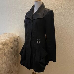 Joseph Ribkoff Lightweight Zip Closure Coat - Black - Size 10